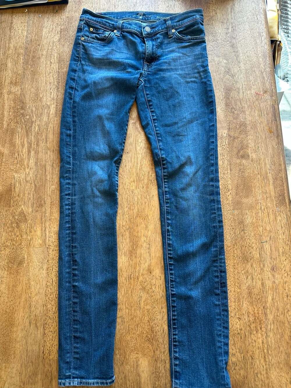 7 For All Mankind Roxanne Slim Illusion Skinny Jeans Size 27